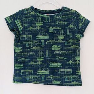 Piccolina | Sea Navigation Easy Pocket Tee | 2T